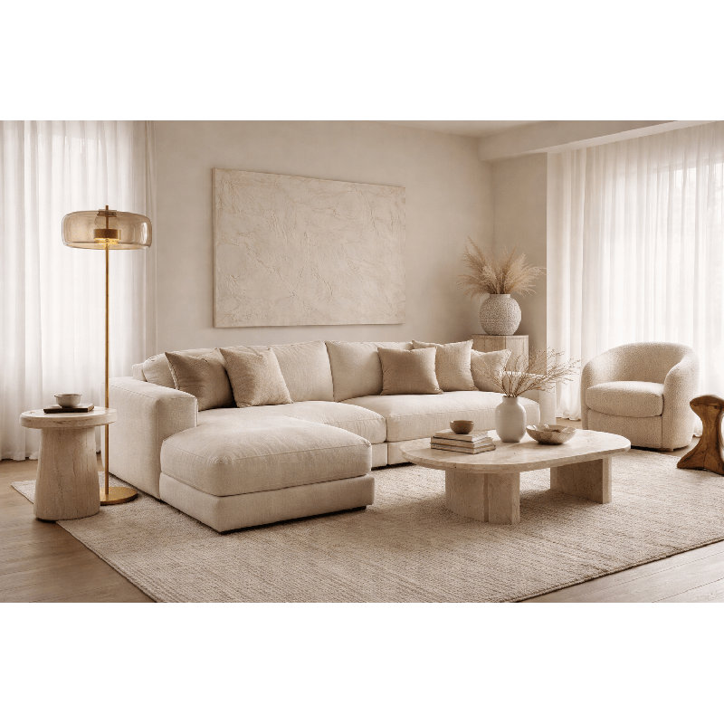 Lampe sur pied DEL en verre Mira