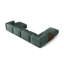 Bedar 5 Seater Velvet Corner Sofa -1389169989-1409231506