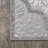 Alfheim Ornate Ogee Trellis High-Low Light Gray/Blue Indoor/Outdoor Rug-1460421441