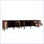 86" Rattan TV Stand with App-Controlled LED Lights