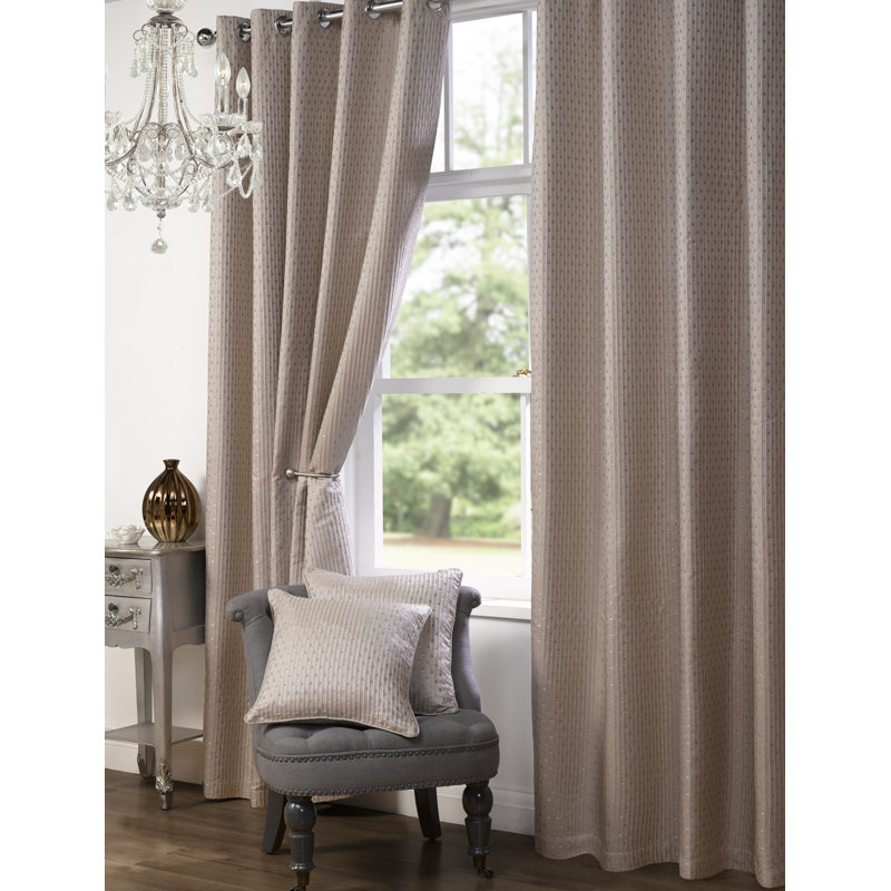 Semi Sheer Sliding Panel, 165cm W x 229cm L, Taupe