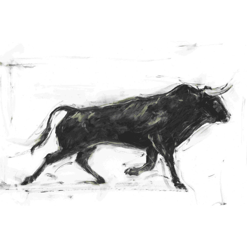 " Toro II " by Ethan Harper, 8" H x 12" W  