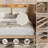 Queen Bed Frame With Corduroy Upholstered Headboard, Queen Platform Bed Frame With LED Lights And Storage, Sturdy Wooden Slat Support, Mattress Foundation, No Box Spring Needed