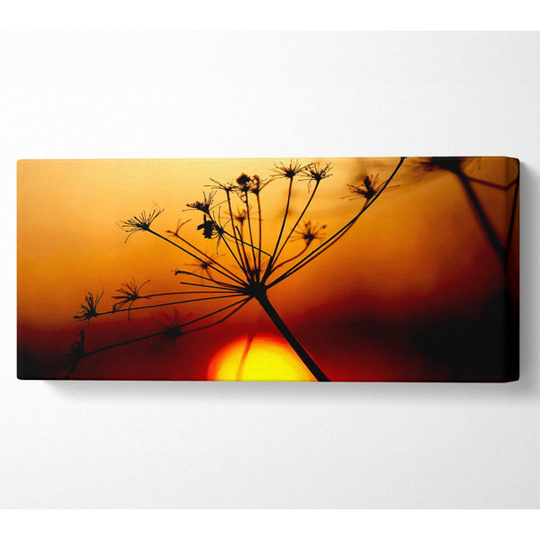 Ebern Designs Sunset Through The Reeds - Wrapped Canvas Art Prints ...