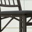 Chaise rétro pliante en métal et bois