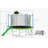 Beyong Round Backyard Trampoline with Safety Enclosure
