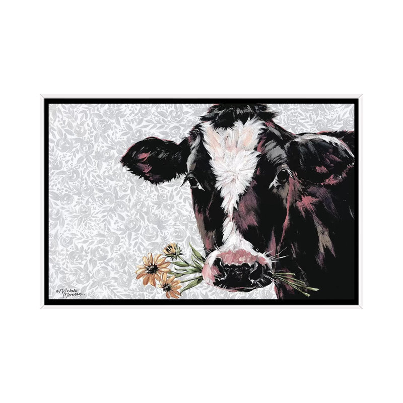 « Susie » par Michele Norman, impression, Pas de tapis, H 32 po x l 48 po x 1,5 po, Toile blanche encadrée