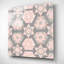 «Pink and Gray Motif 4» par Stellar Design Studio, art mural en verre acrylique-101619227