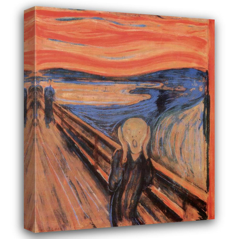 The Scream, c.1893, H 24 po x l 19 po