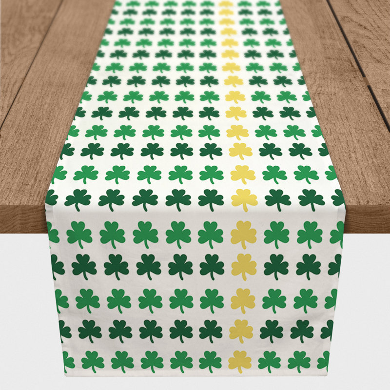 Shamrock Gold 2 Table Runner, 16" W x 72" L