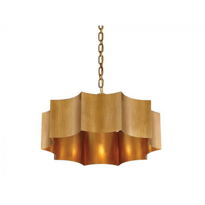 Carney 3-Light Geometric Chandelier
