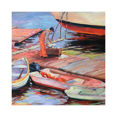 Fishing Maine by Barbara Cleary - Gallery-Wrapped Canvas Giclée on Canvas
