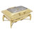 3-Grid Rectangle Stainless Steel Chafing Dish Buffet Warmer With Glass Window Lid