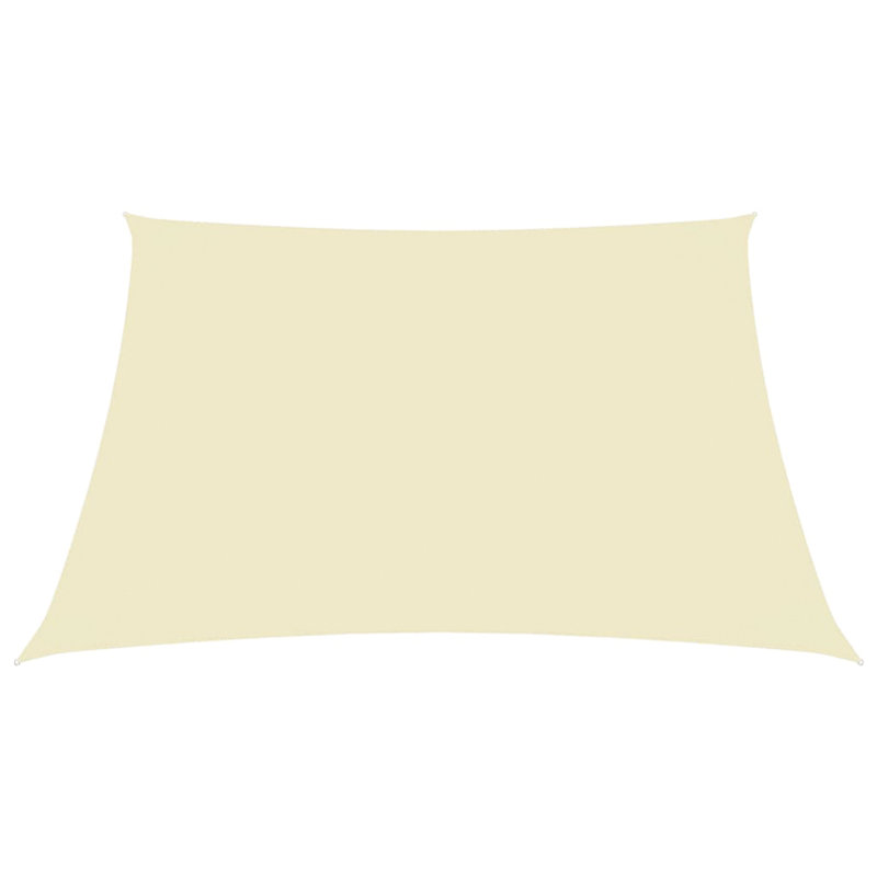 Naplate 2.5m x 3.5m Rectangular Shade Sail, Cream