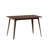 Dining Table Solid Wood Legs, Walnut