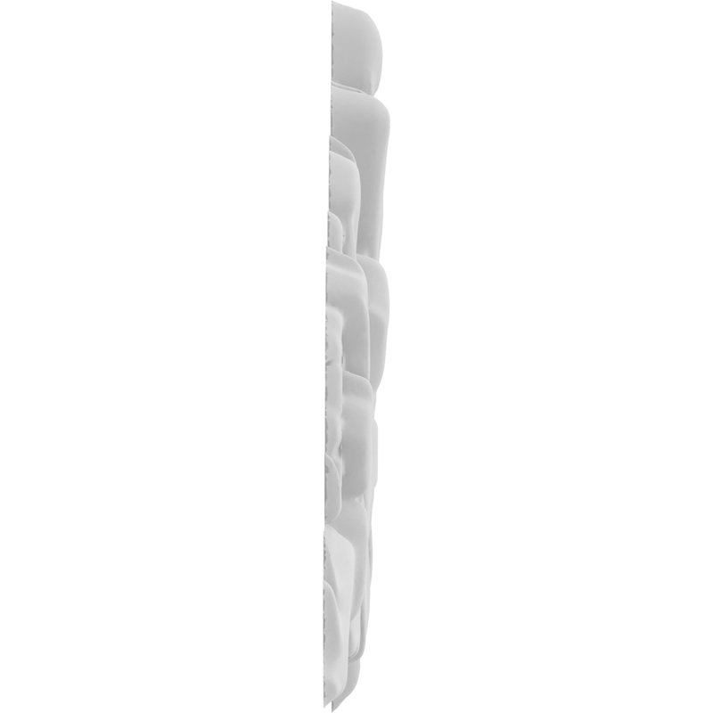 Rosette Marbleton, H 7,5 po x l 10 po x P 0,63 po