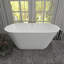 Baignoire profonde autoportante en acrylique A24 de 51 po x 28 po