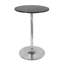 Table haute Trulli avec plateau rond et base en métal, H 40,66 po x l 28,74 po x P 28,74 po