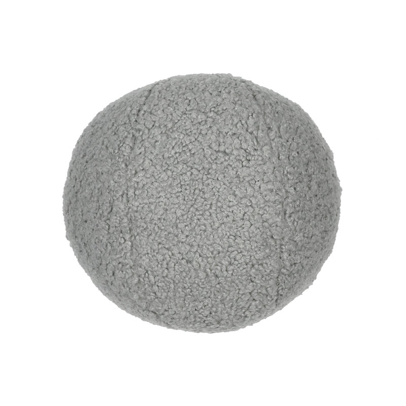 Coussin décoratif Poodle Ball, H 10 po x l 10 po, Étain