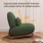 Morgan Upholstered Accent Lounge Chair With Wood Leg-1095703774