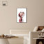 «Loren With Flowers Canvas Modern Boho Portrait» par Art Remedy-104324677-104324689