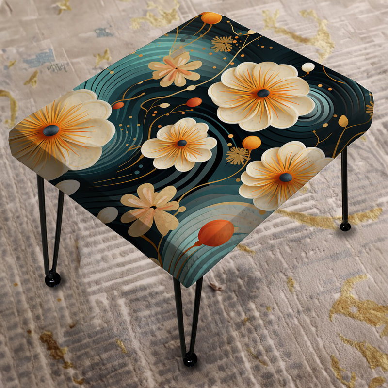 Motif botanique beige et beige Dreamy