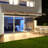 Semi-Cassette Patio Awning with LED Lights - Moroccan Collection -54833124-54833136