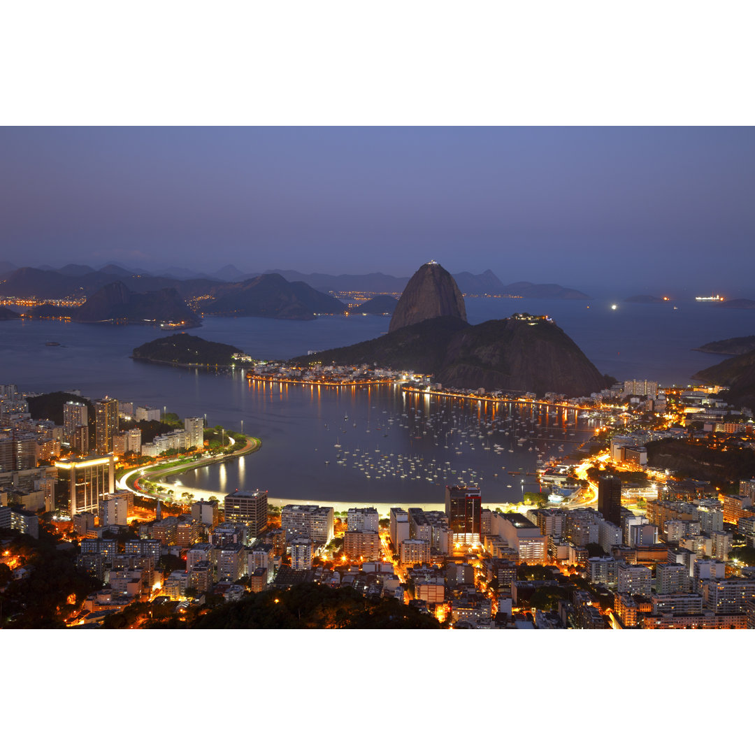 Rio De Janeiro Stadt von Brasil2 - Leinwanddrucke auf Leinwand