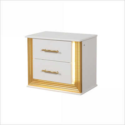 Table de chevet 2 tiroirs Contemporary
