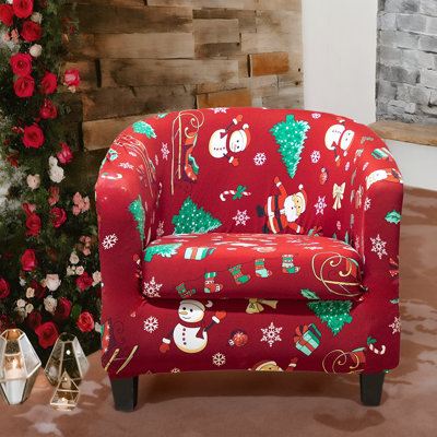 Housse pour fauteuil club Santa's Stretch