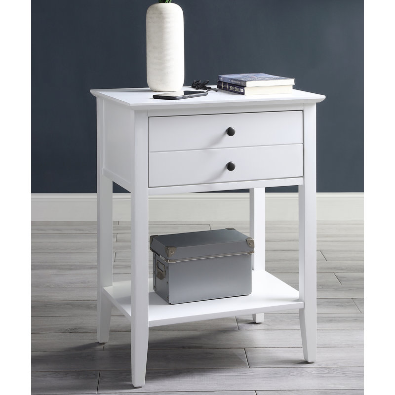 Accent Table With USB Port