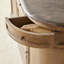 Louise Solid Oak Free-standing Vanity Unit-124445776