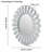 Freelon 23.6" Sunburst Decorative Round Wall Mirror-1857752827