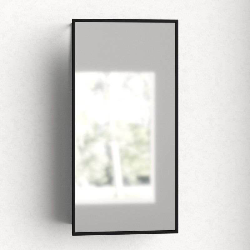 Umbra Cubiko Rectangle Metal Wall Mirror & Reviews | Wayfair