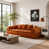 Chenille orange sélectionné
