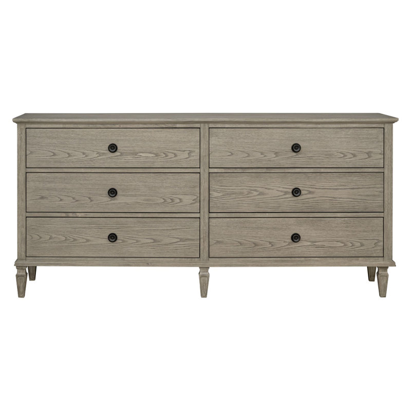 Garland 6-drawer wood dresser (70")