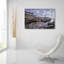 «Boston The Commercial Wharf» par Stanton Manolakas, art en verre acrylique Wal-987133010