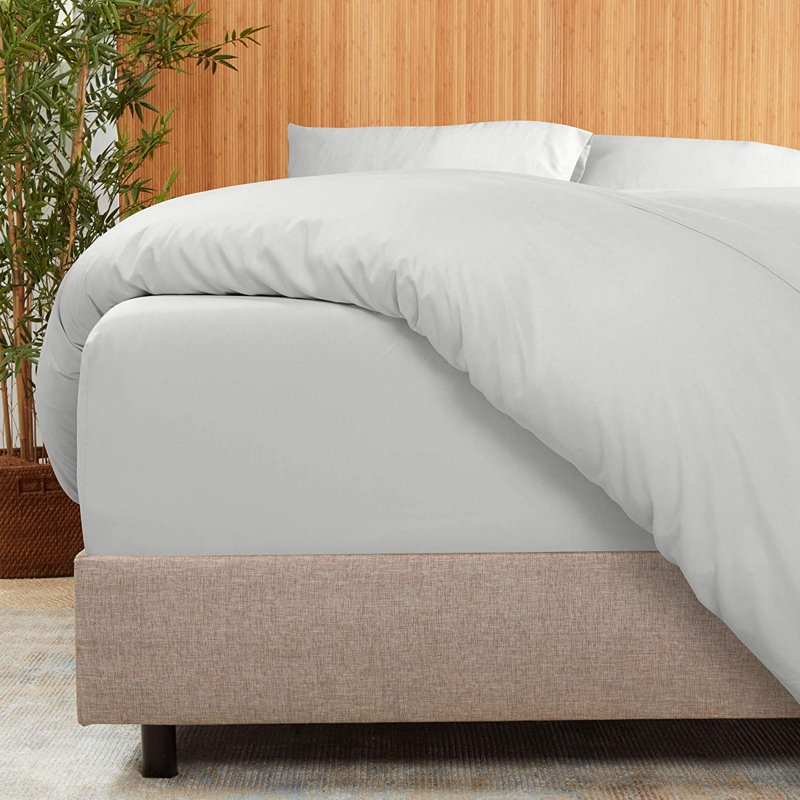 Duvet Cover, Light Gray, Twin Duvet Cover