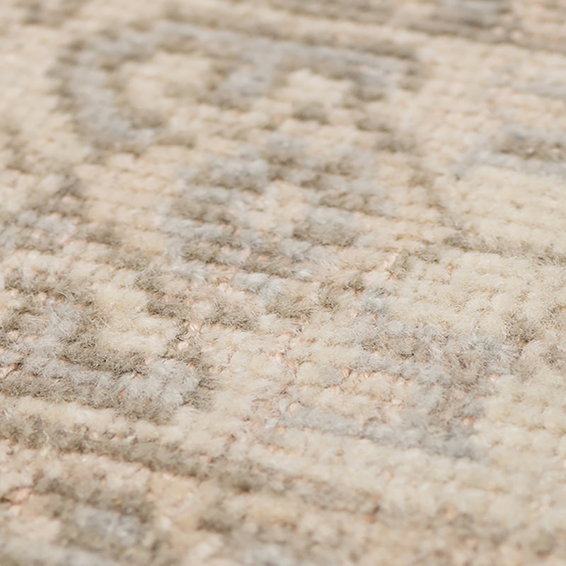 Ainsley Hand-Knotted Gray 2'x3' Rug, Rectangle 8' x 10'