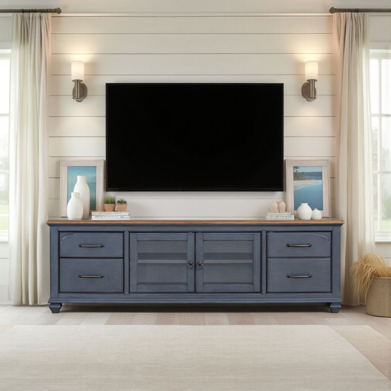 TV Stand For Tvs Up To 90 Inches, No Assembly Required
