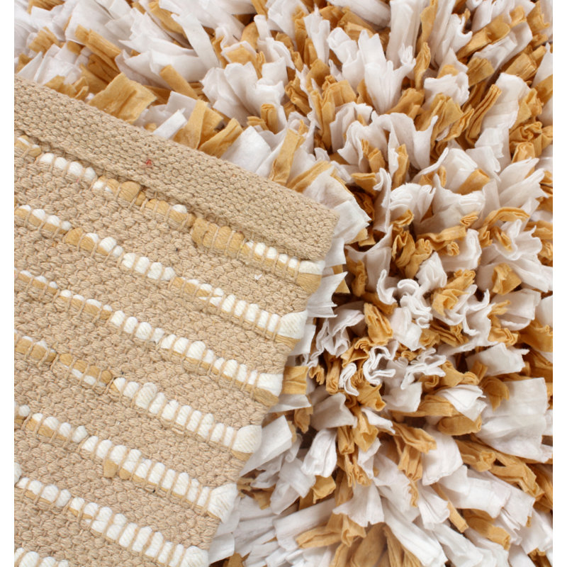 Tapis pour salle de bain Ammerman, Beige