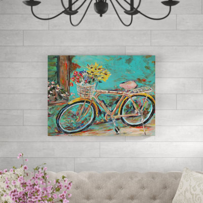 Art sur toile sarcelle pour l'extérieur