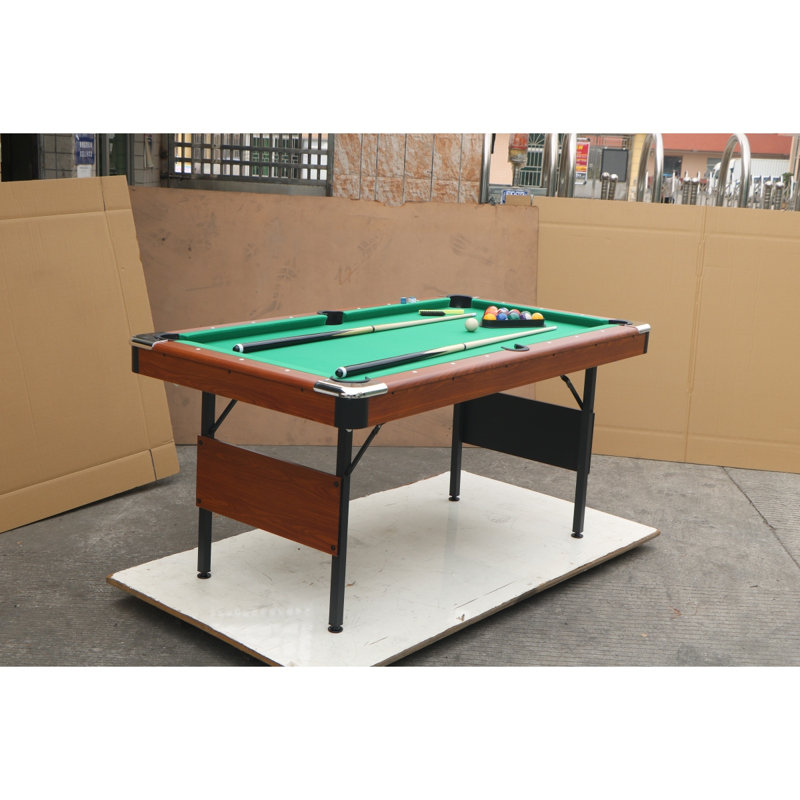 Table de billard, table de billard, table de jeu, table de jeu pour enfants, jeux de table, mouvement familial, Brun, Vert