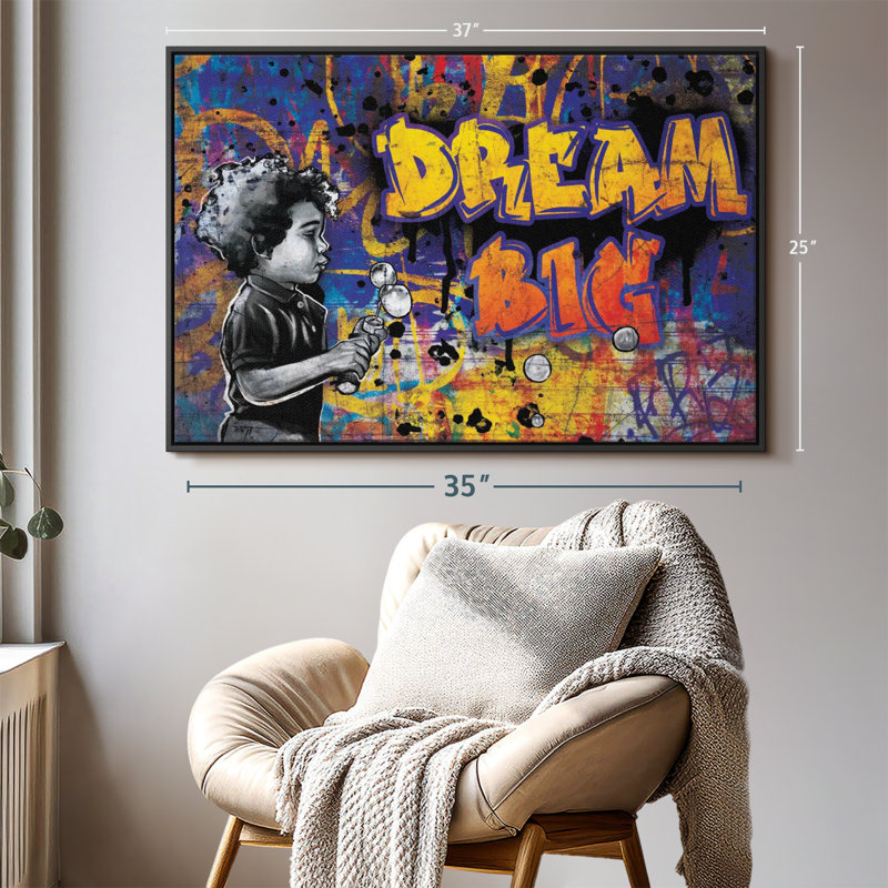 Rêves et ambitions, impression sur toile, H 37 po x l 25 po