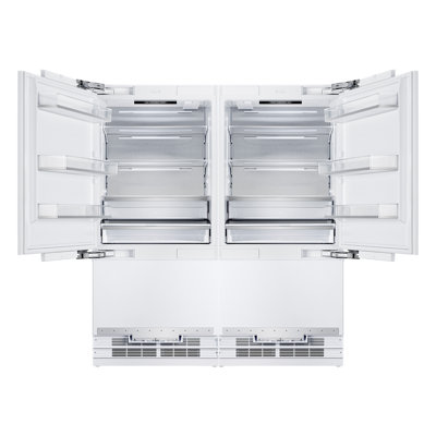 Kucht 71.5'' W Built-in Side By Side Refrigerator