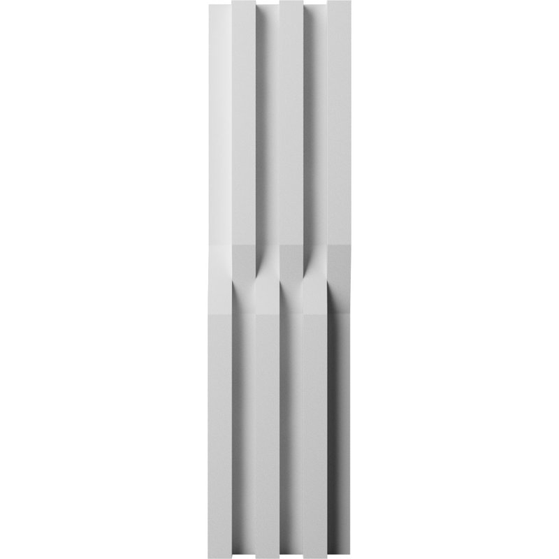 Carreau mural sans couture de style baltique EdgeCraft l 6 po x H 24 po x T 1 po