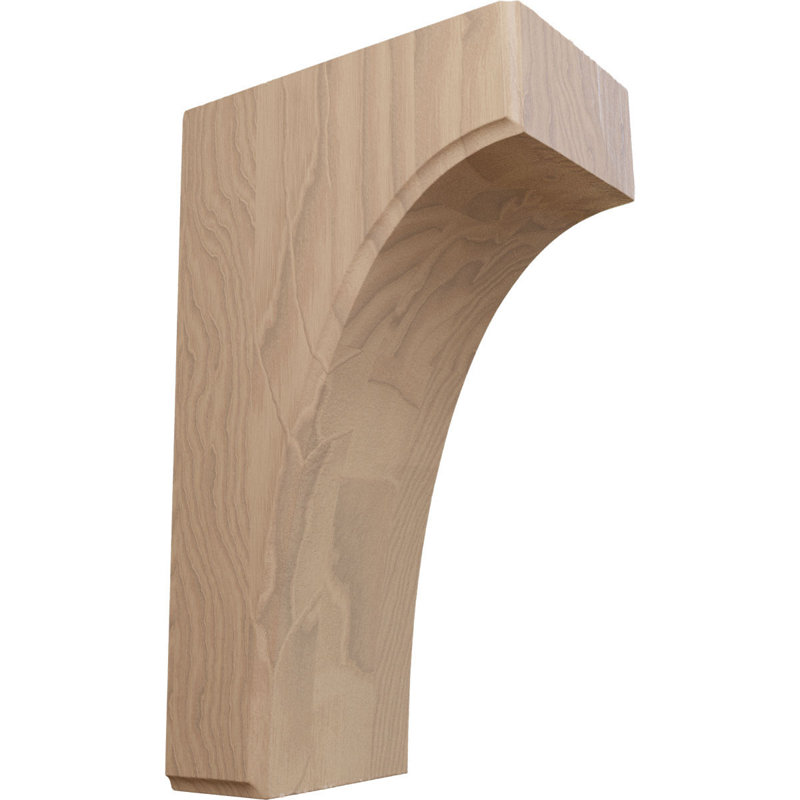 Support Clarksville, Acajou, 3.5" W x 6" D x 10" H