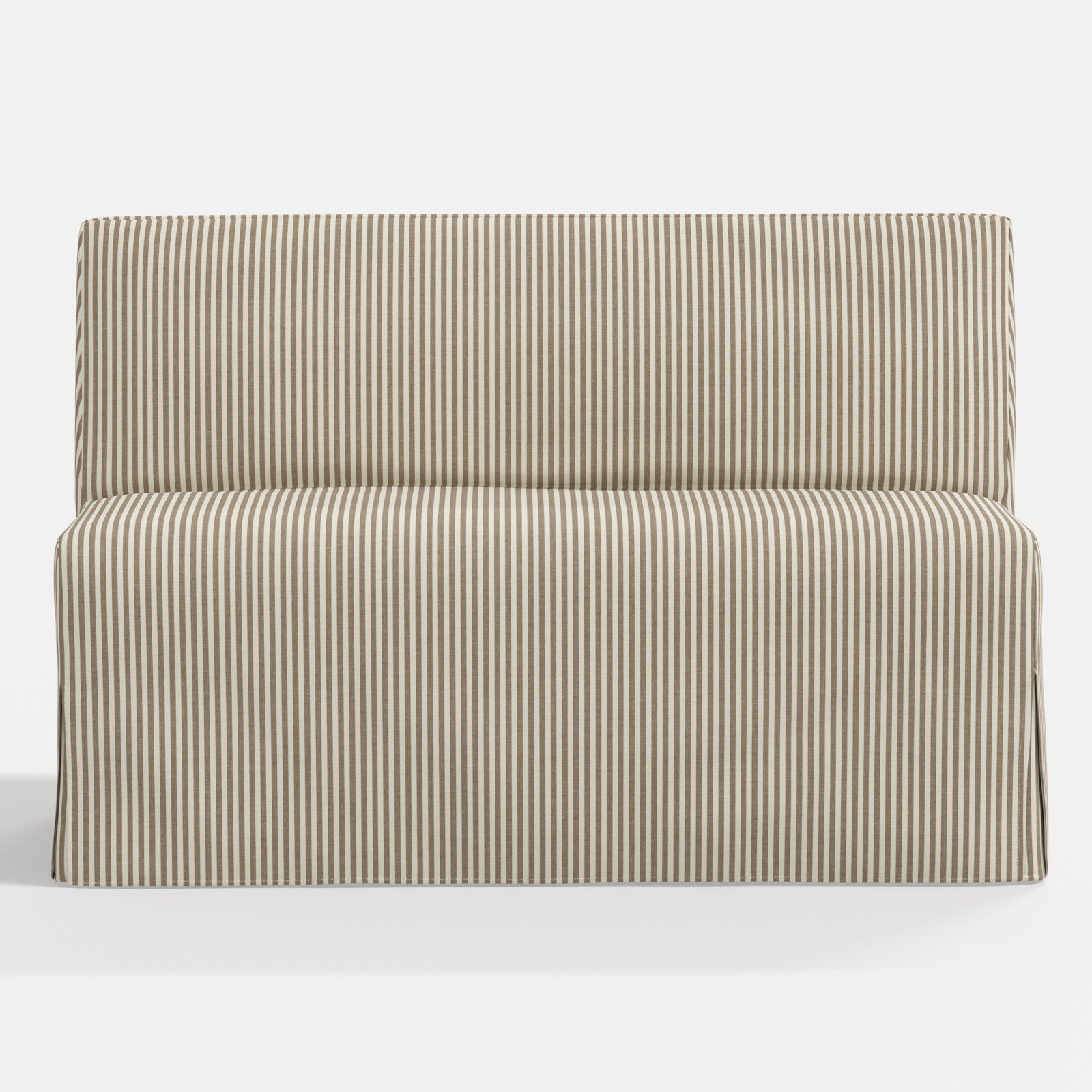 Stoffer Home x Cloth & Co. Lindy Upholstered Bench, Jane Stripe Burlap