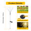 2 lumières solaires de jardin d'extérieur décoratives, lumières de piquet de jardin à énergie solaire, fil de cuivre pliable et bricolage imperméable pour le jardin, la cour, le patio, le lit de fleurs, le décor de Noël
