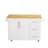 Kitchen Island Cart With 2 Door Cabinet And Three Drawers,43.31 Inch Width With Spice Rack, Kitchen Island